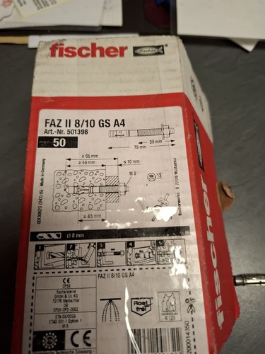 Fischer fixanker faz 10 - fischer,