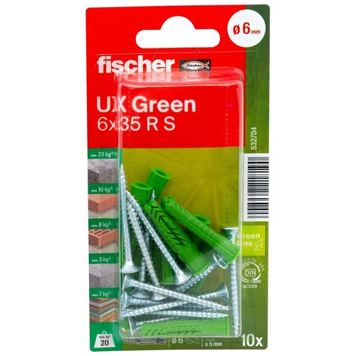 Fischer green 6x35 mm - fischer,