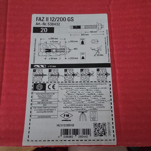Fischer faz 200 - ii, 20st